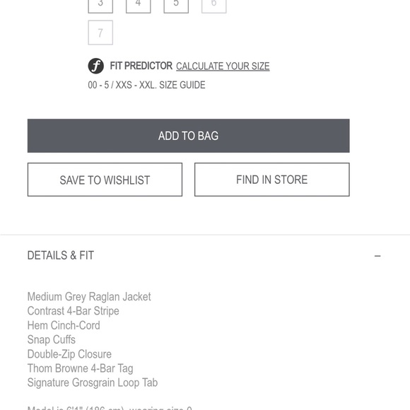 Thom Browne double zip Raglan jacket - Picture 2 of 6